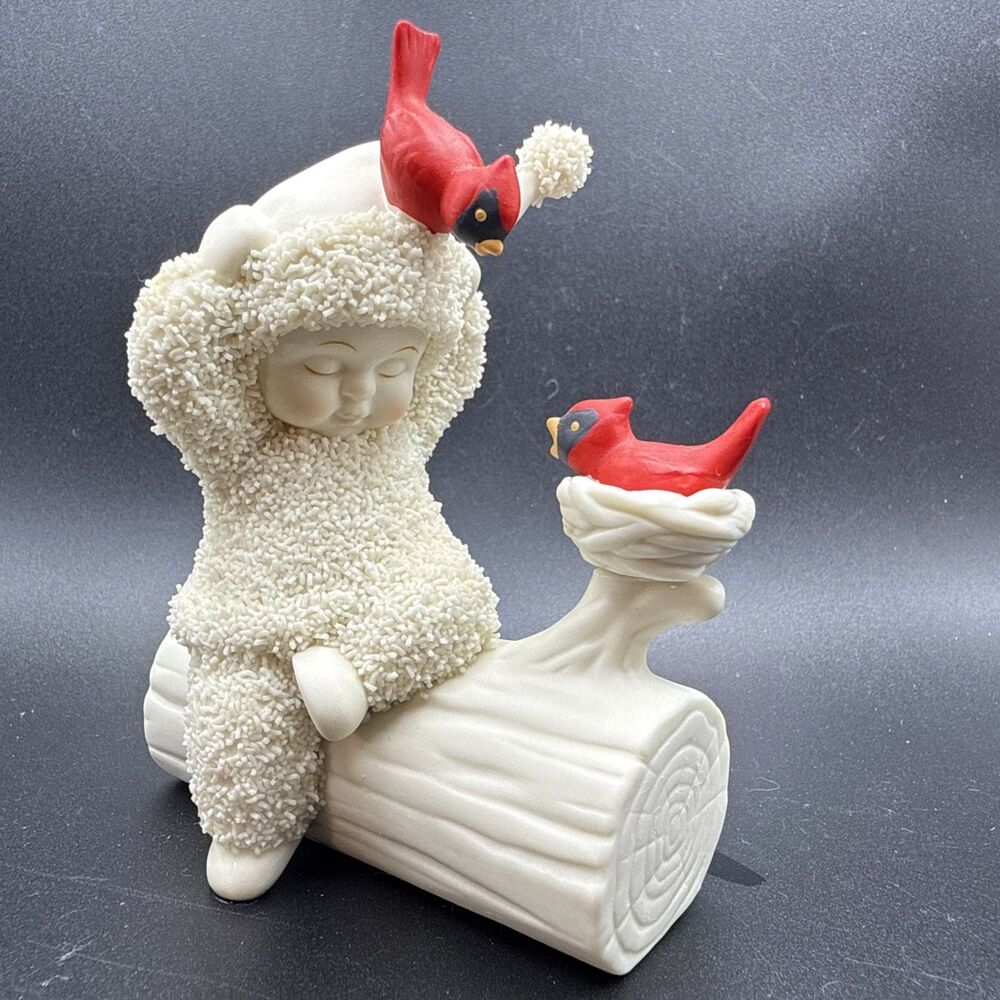 Department 56 Snowbabies Snowbird SIng Me A Song 2006 No Box Red Cardinals